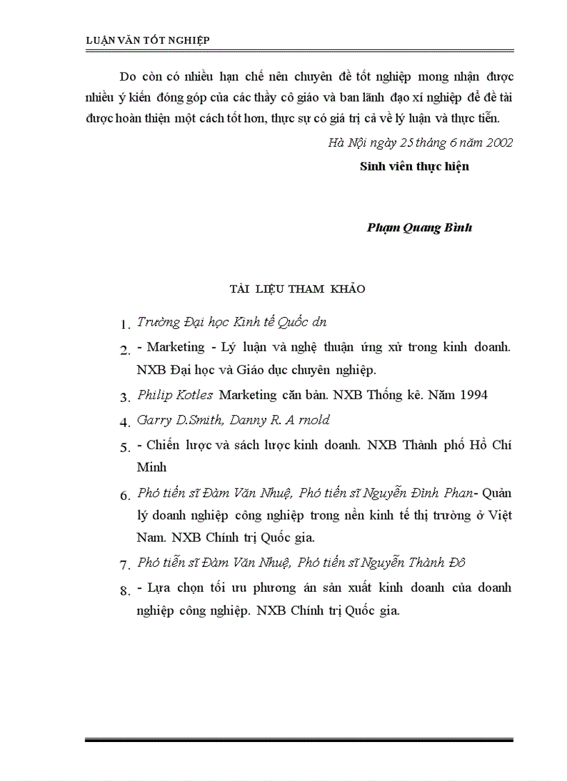 image for page Một số biện pháp nhằm mở rộng thị trường tiêu thụ sản phẩm ở Xí nghiệp cơ khí Trúc Lâm