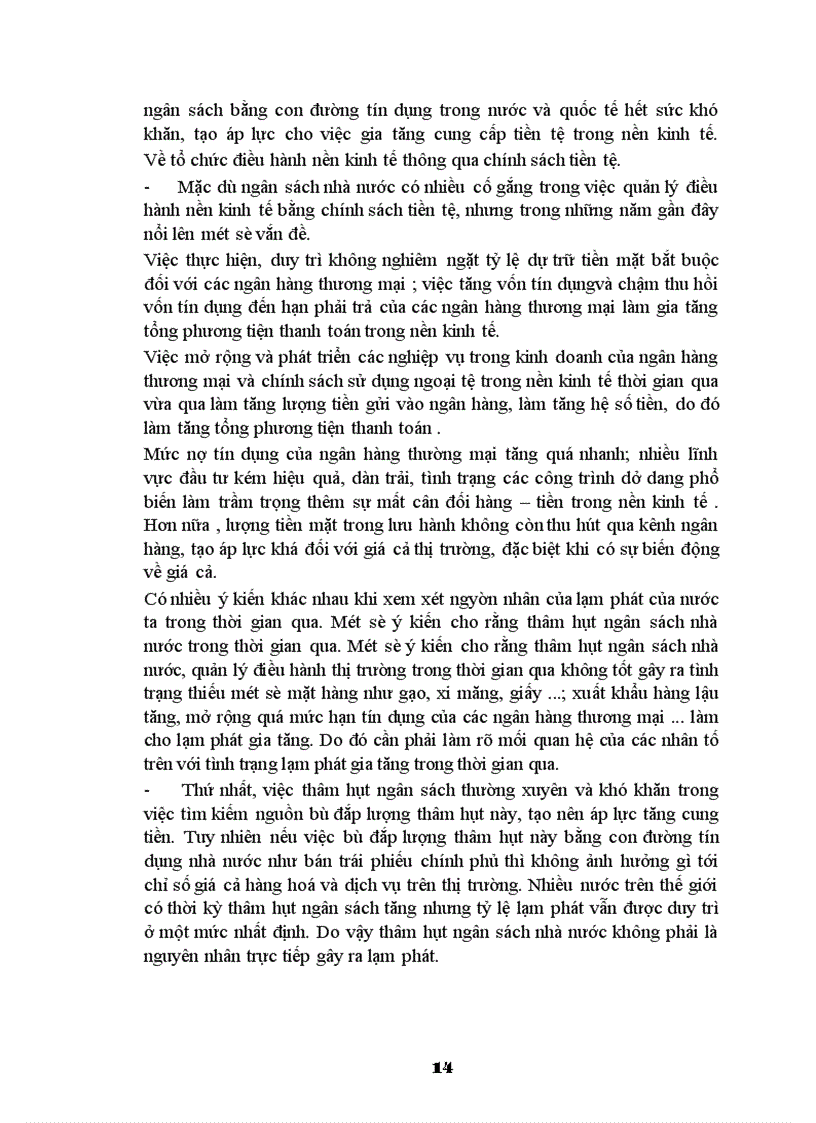 image for page Vận dụng lý luận về lạm phát để phân tích chích sách quản lý tiền tệ chống lạm phát của chính phủ việt nam .tình trạng thiểu phát hiện nay có hạI gì ? giảI pháp khắc phục .