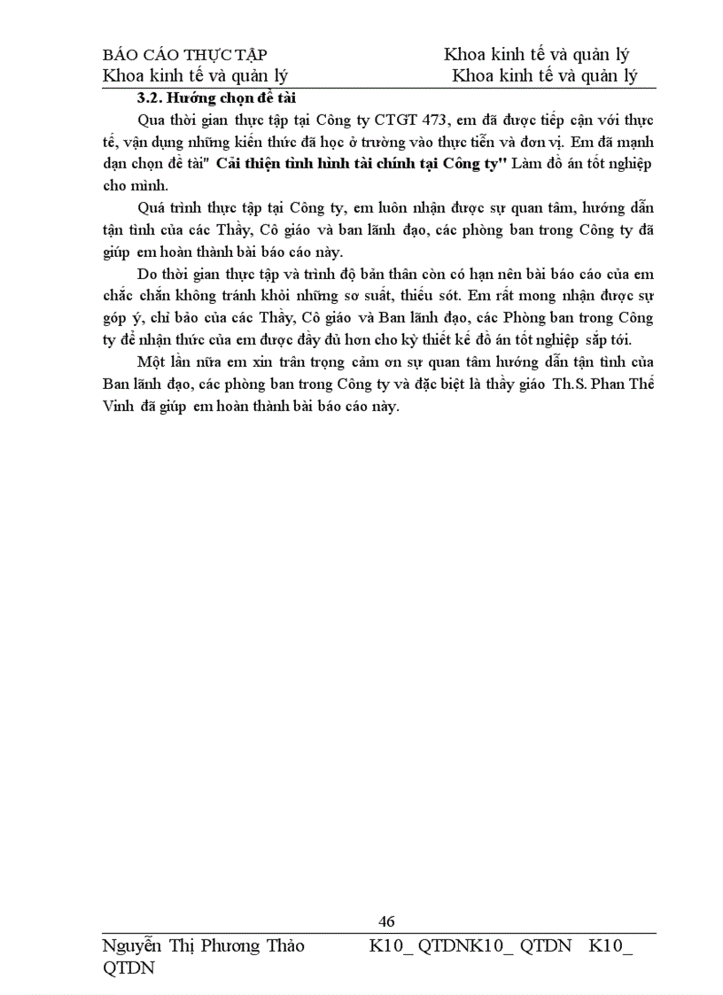 image for page Cải thiện tình hình tài chính tại Công ty