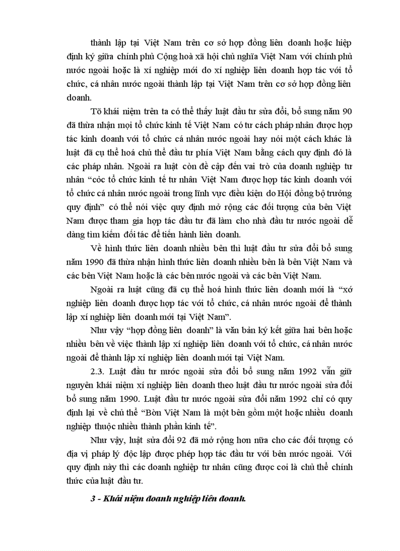 image for page Doanh nghiệp liên doanh theo luật đầu tư nước ngoài tại Việt Nam