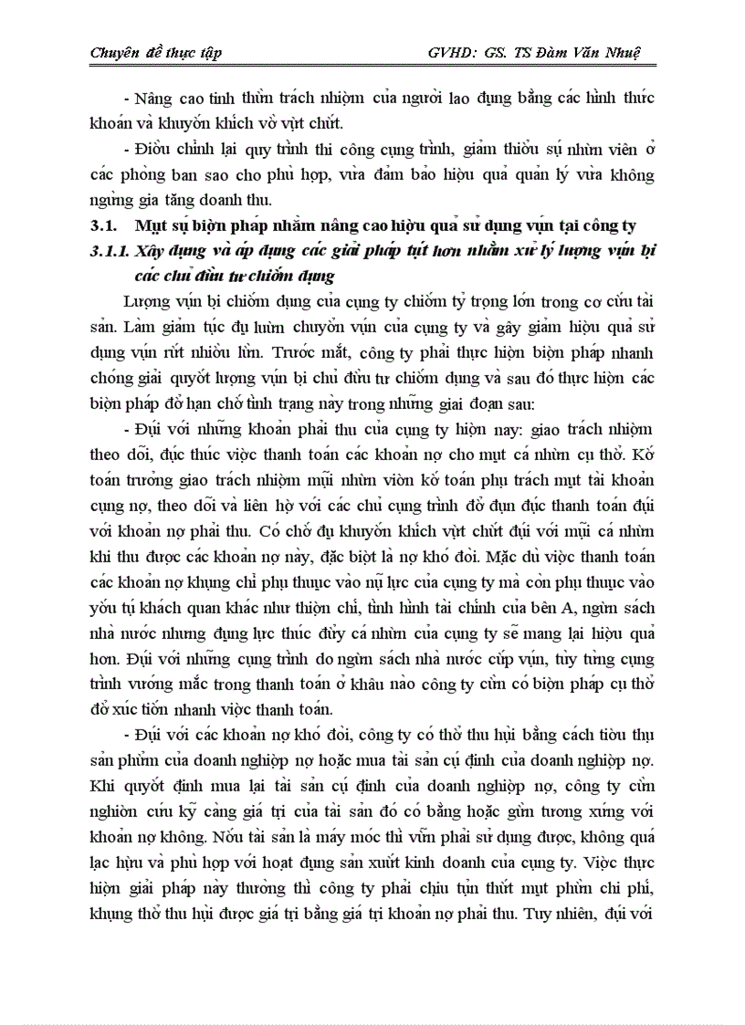 image for page Các biện pháp nhằm nâng cao hiệu quả sử dụng vốn tại công ty CP xây dựng và cơ giới Vạn Thắng