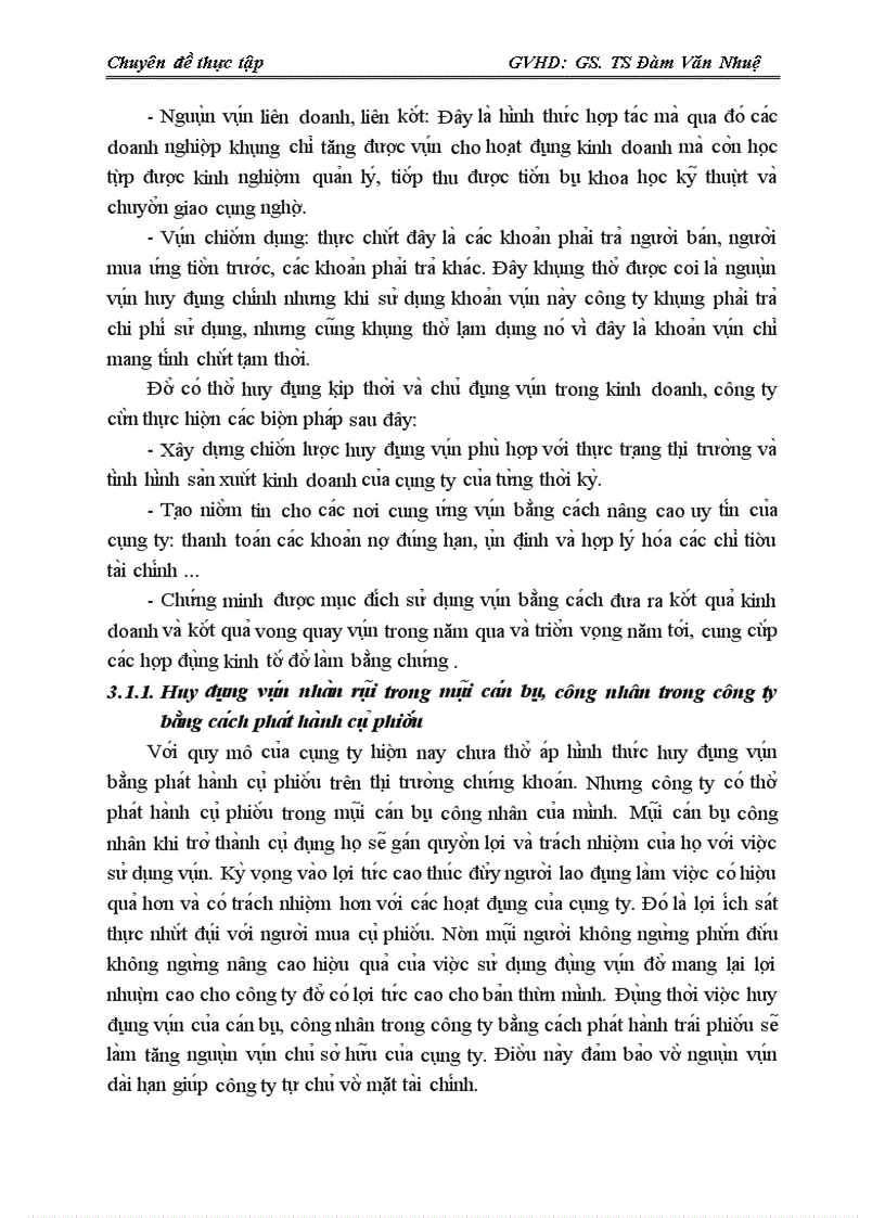 image for page Các biện pháp nhằm nâng cao hiệu quả sử dụng vốn tại công ty CP xây dựng và cơ giới Vạn Thắng