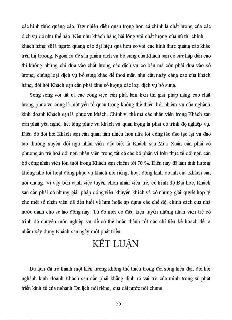 image for page Báo cáo thực tập tại khách sạn mùa xuân