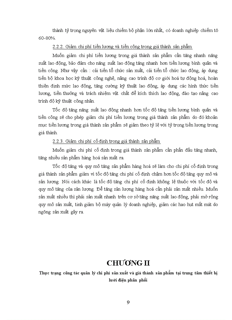 image for page Chi phí sản xuất kinh doanh và các biện pháp quản lý chi phí sản xuất kinh doanh