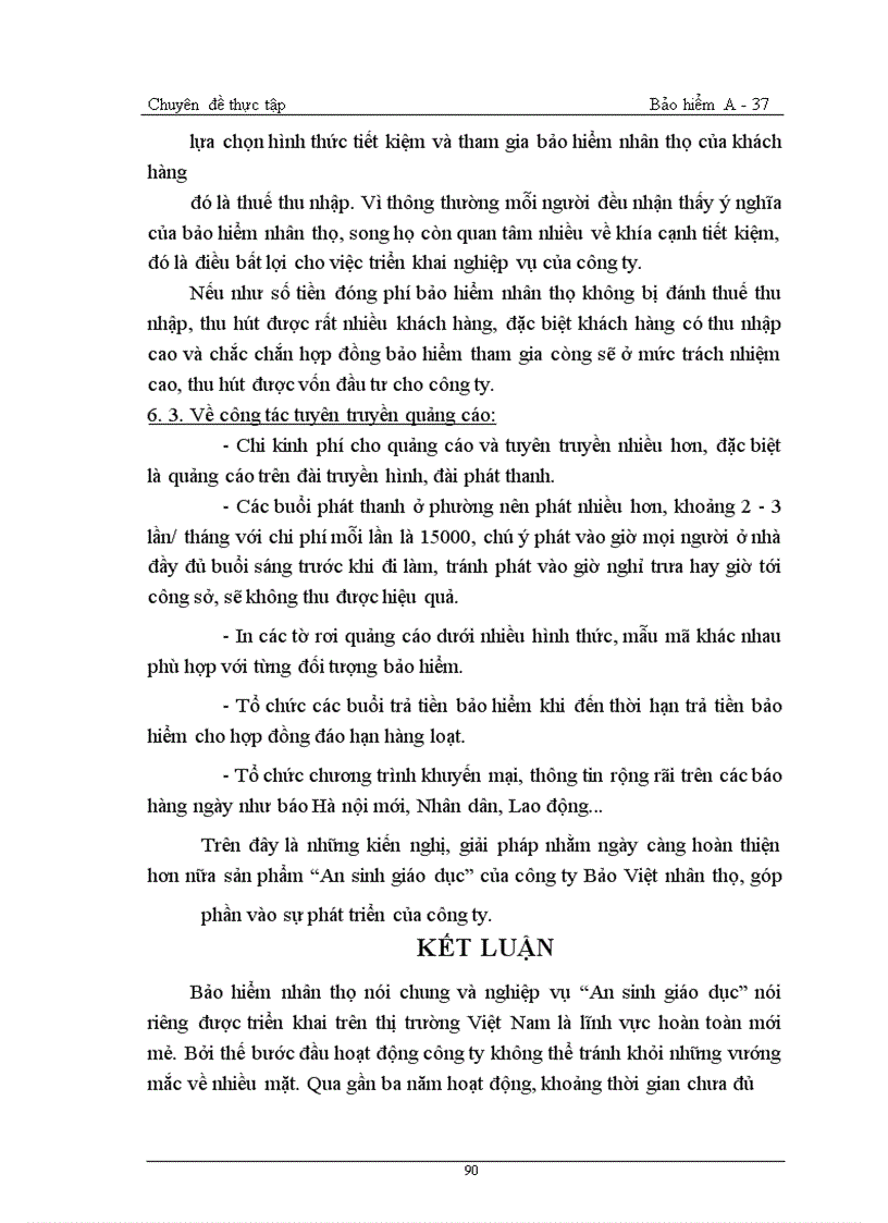 image for page An sinh giáo dục: Thực trạng và một số biện pháp phát triển nghiệp vụ này ở công ty Bảo hiểm nhân thọ