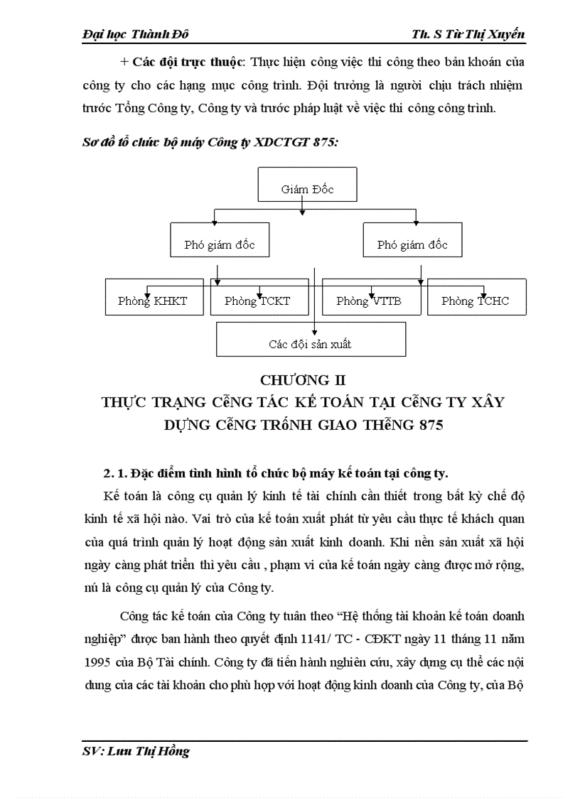 image for page Hoàn thiện kế toán chi phí sản xuất và tính giá thành sản phẩm tại công ty xây dựng công trình giao thông 875