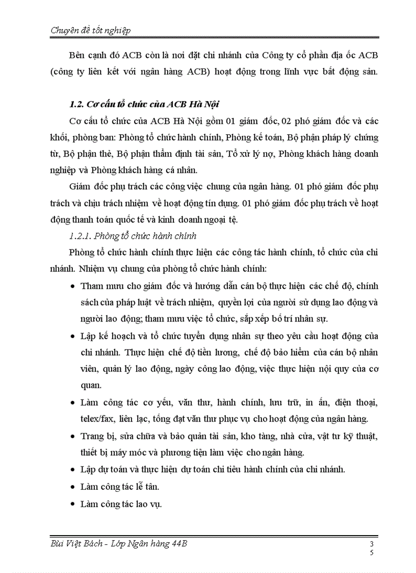 image for page Mở rộng cho vay doanh nghiệp tại Ngân hàng Thương mại cổ phần Á Châu chi nhánh Hà Nội