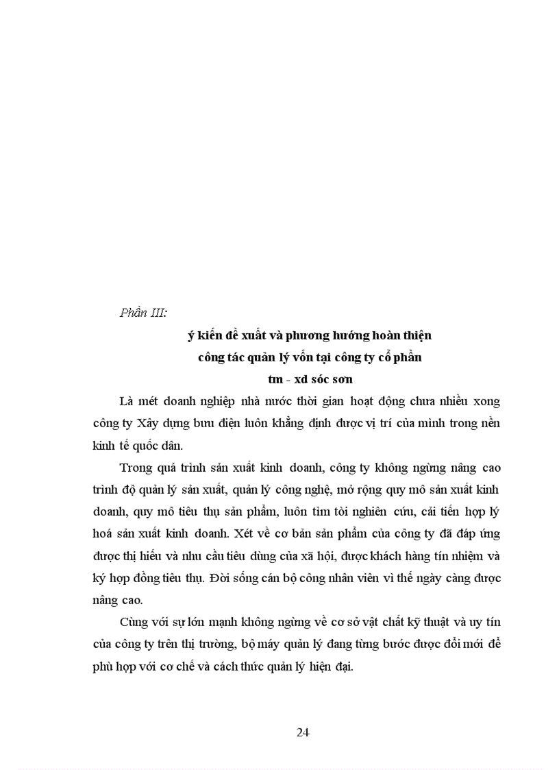 image for page Tổ chức công tác quản lý vốn lưu động trong công ty thương mại –xây dựng Sóc Sơn.