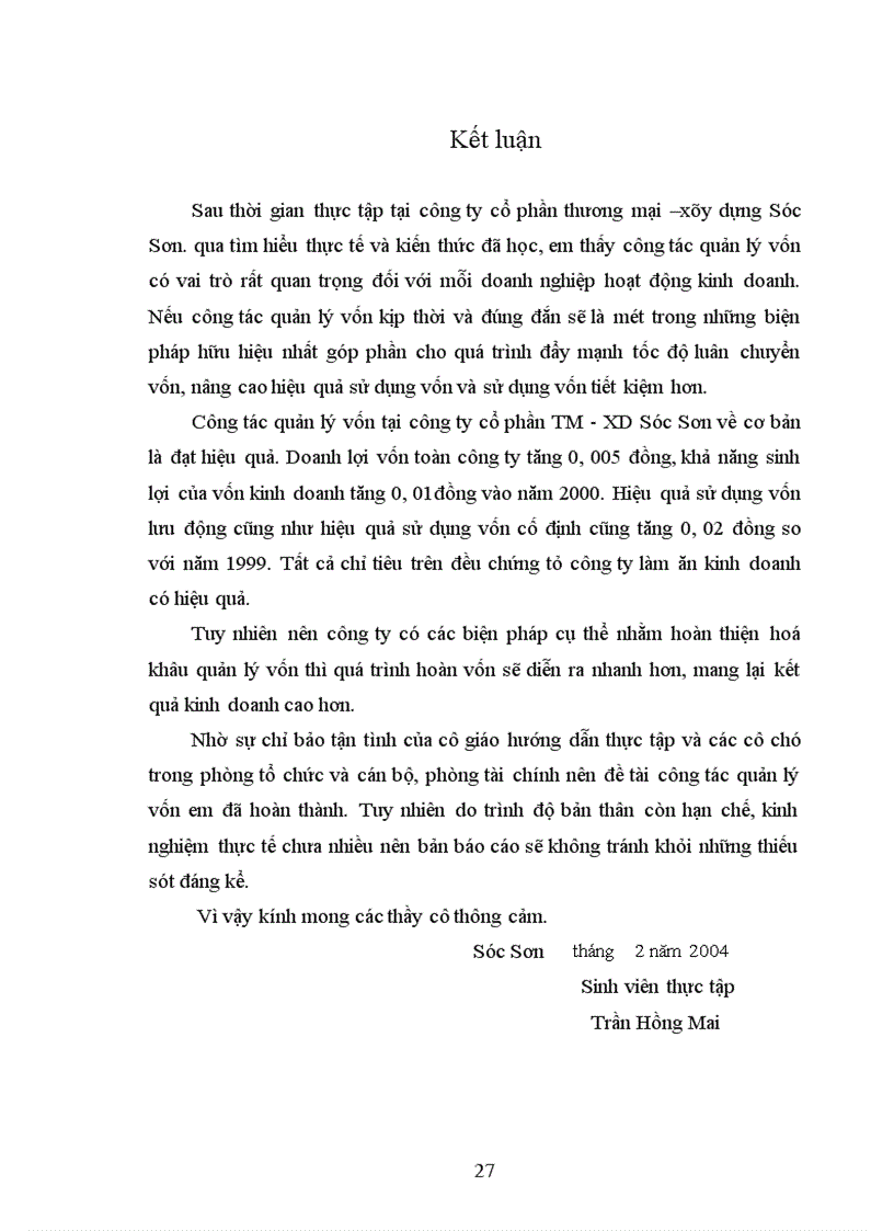 image for page Tổ chức công tác quản lý vốn lưu động trong công ty thương mại –xây dựng Sóc Sơn.