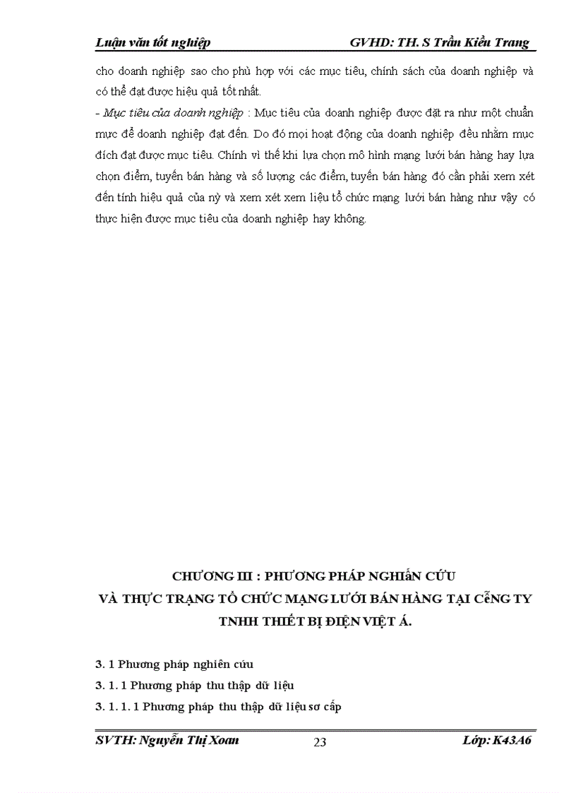 image for page Hoàn thiện tổ chức mạng lưới bán hàng tại công ty TNHH Thiết bị điện Việt Á