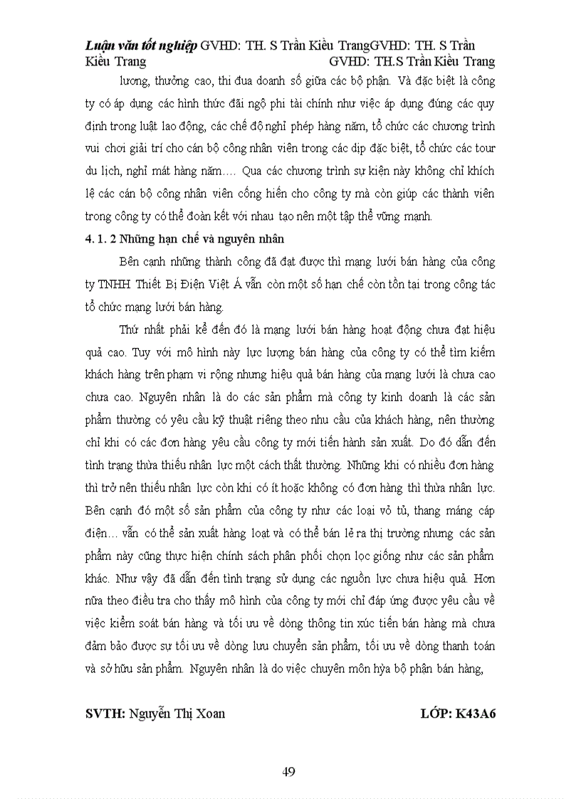 image for page Hoàn thiện tổ chức mạng lưới bán hàng tại công ty TNHH Thiết bị điện Việt Á