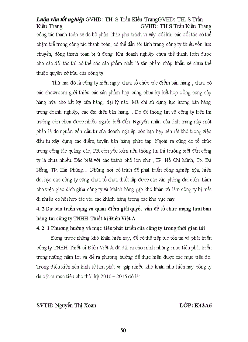 image for page Hoàn thiện tổ chức mạng lưới bán hàng tại công ty TNHH Thiết bị điện Việt Á