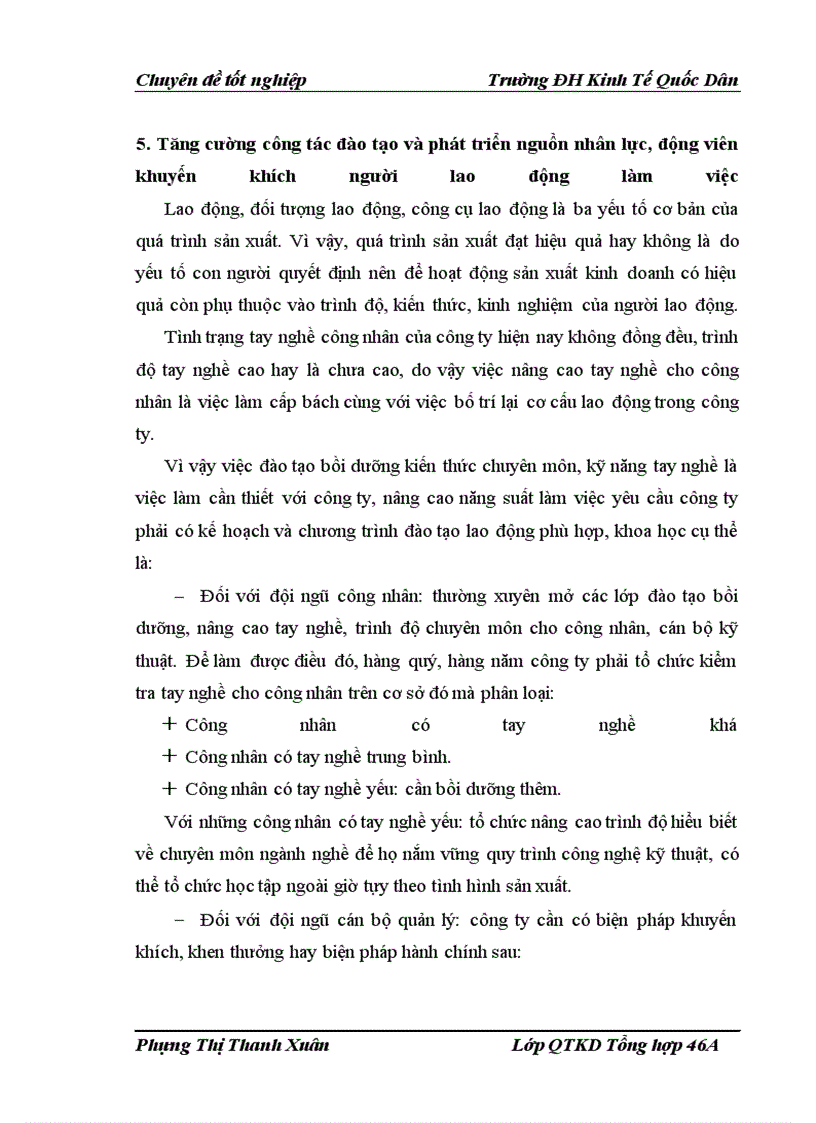 image for page Những giải pháp để xây dựng và thực hiện tốt kế hoạch sản xuất tại công ty cổ phần Tràng an