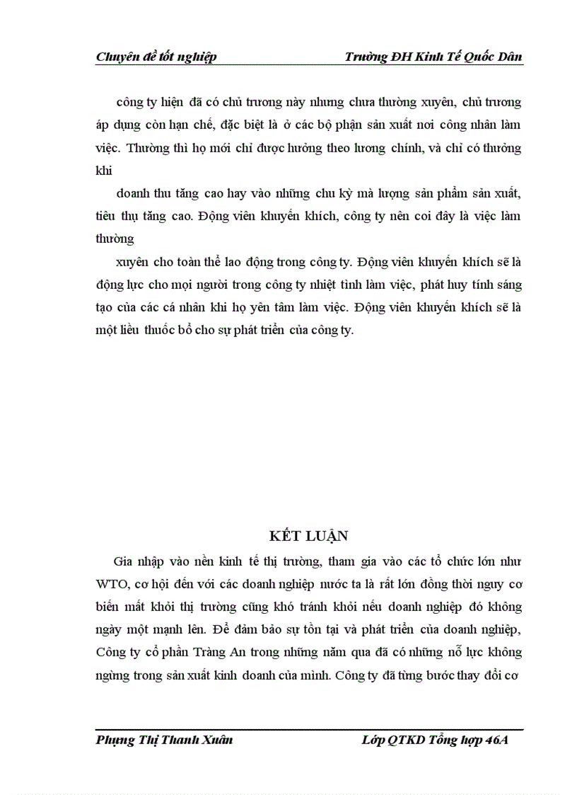 image for page Những giải pháp để xây dựng và thực hiện tốt kế hoạch sản xuất tại công ty cổ phần Tràng an