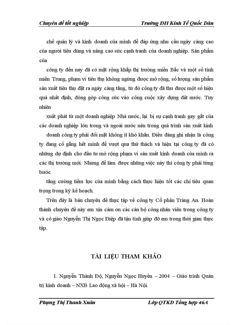 image for page Những giải pháp để xây dựng và thực hiện tốt kế hoạch sản xuất tại công ty cổ phần Tràng an