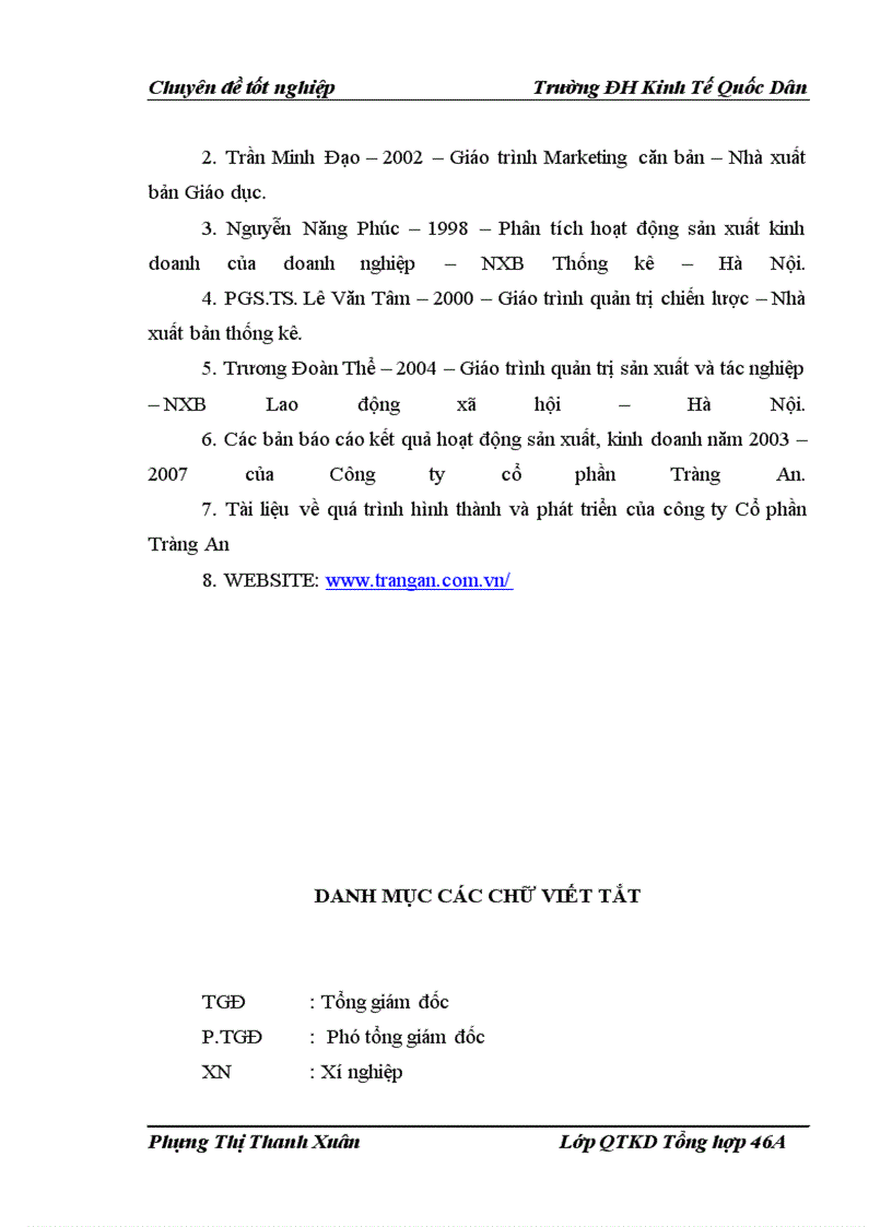 image for page Những giải pháp để xây dựng và thực hiện tốt kế hoạch sản xuất tại công ty cổ phần Tràng an
