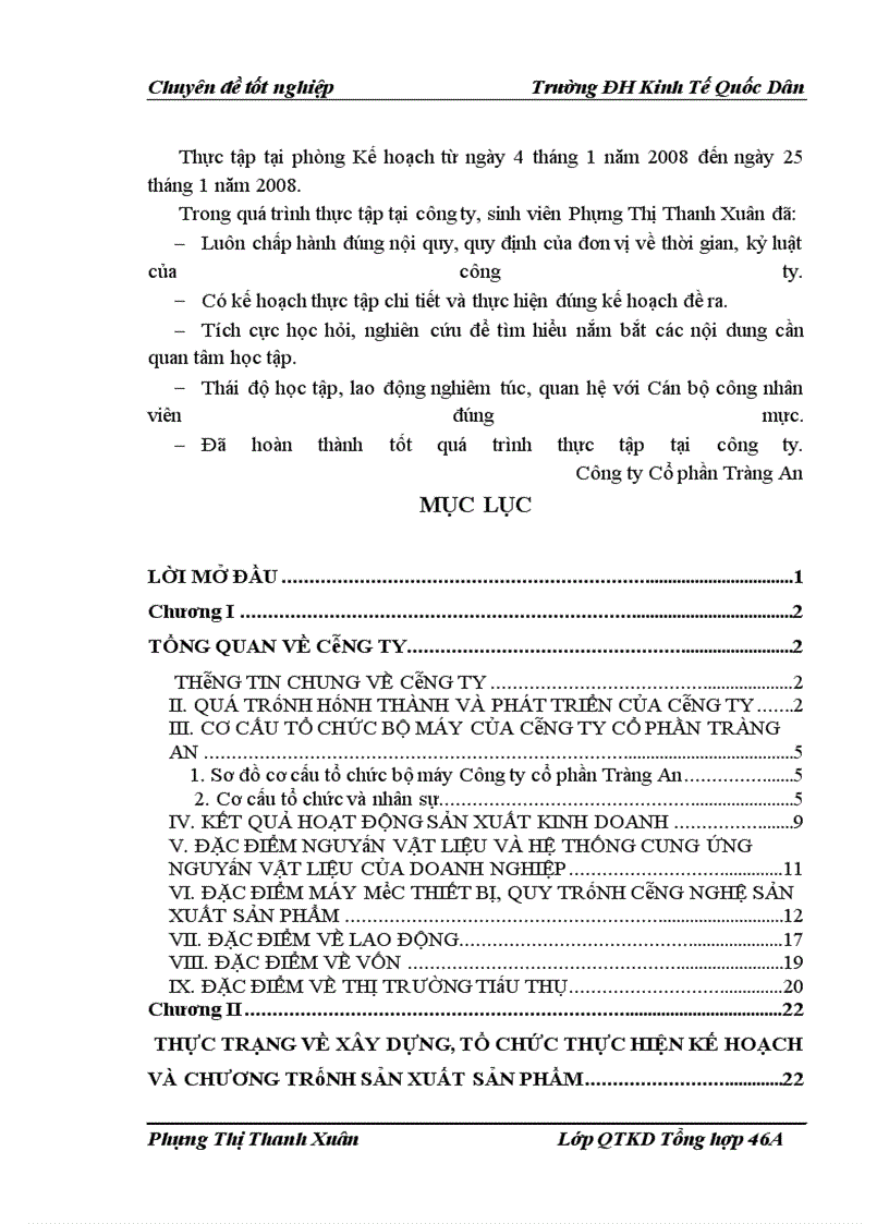 image for page Những giải pháp để xây dựng và thực hiện tốt kế hoạch sản xuất tại công ty cổ phần Tràng an