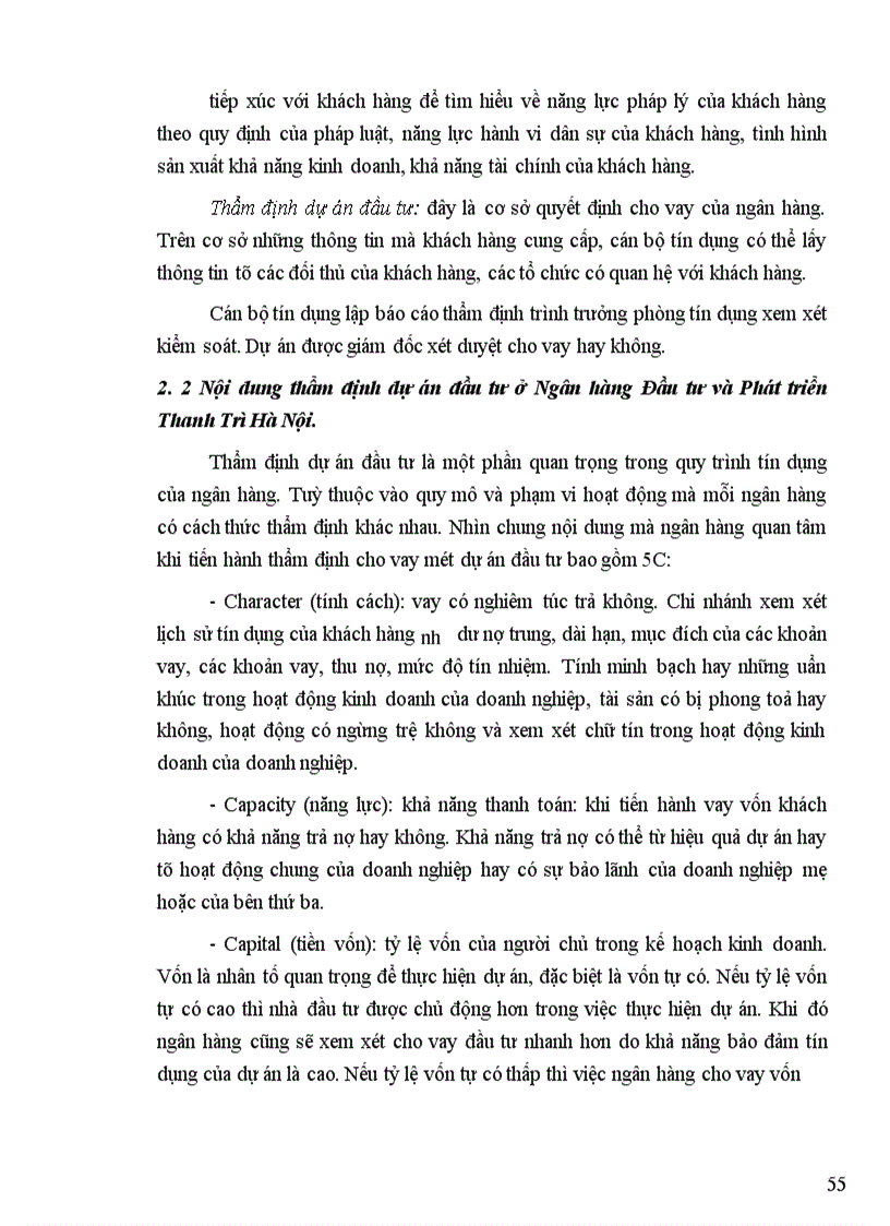 image for page Thẩm định dự án đầu tư tại Chi nhánh Ngân hàng Đầu tư và Phát triển Thanh Trì Hà Nội