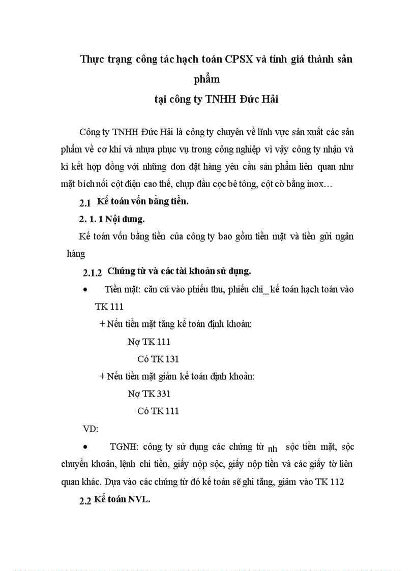 image for page Hạch toán chi phí sản xuất và tính giá thành của sản phẩm mặt bích nối cột điện cao thế