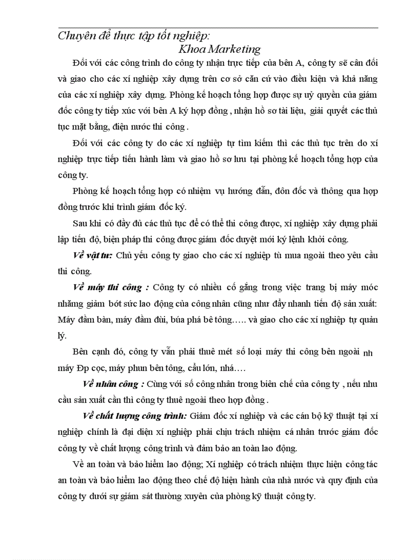 image for page Hoạt động sản xuất kinh doanh và thực trạng tổ chức thu thập thông tin- Nghiên cứu khách hàng của công ty xây dựng công nghiệp-HN.