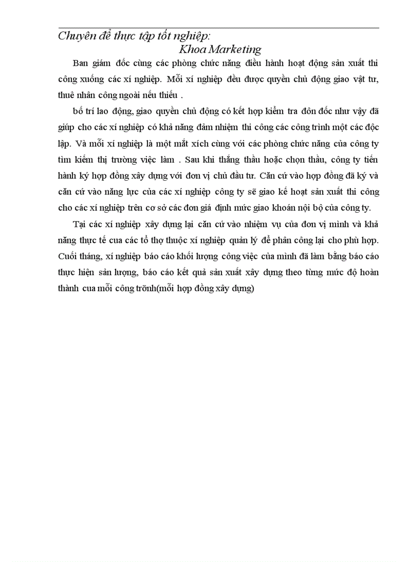 image for page Hoạt động sản xuất kinh doanh và thực trạng tổ chức thu thập thông tin- Nghiên cứu khách hàng của công ty xây dựng công nghiệp-HN.