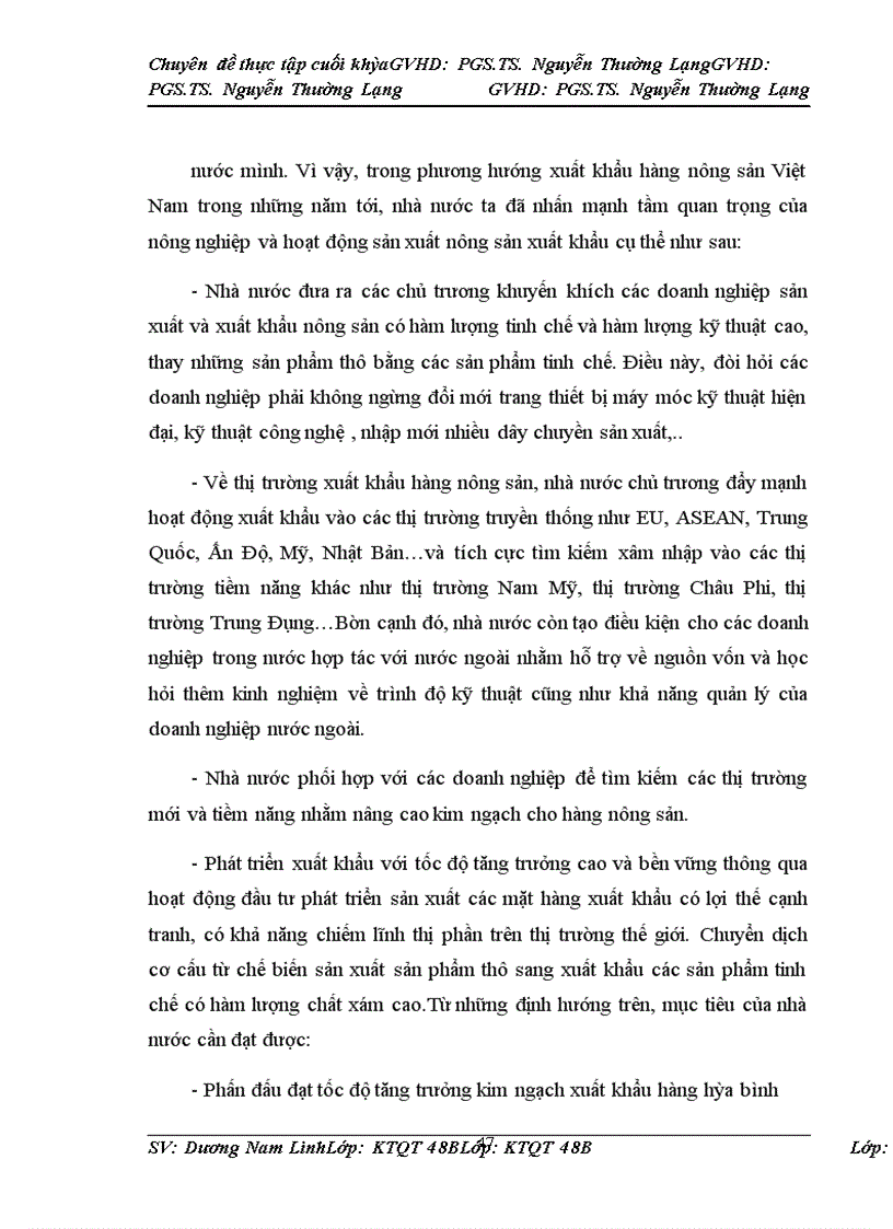 image for page Thúc đẩy xuất khẩu hàng nông sản của công ty Cổ phần tập đoàn Thái Sơn–