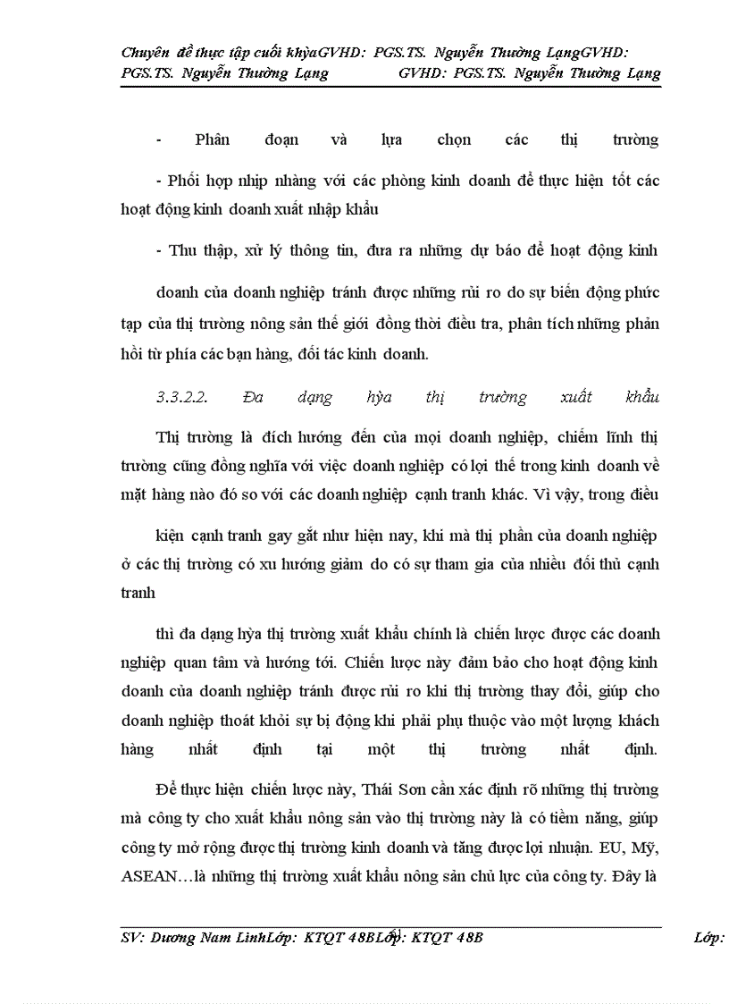 image for page Thúc đẩy xuất khẩu hàng nông sản của công ty Cổ phần tập đoàn Thái Sơn–