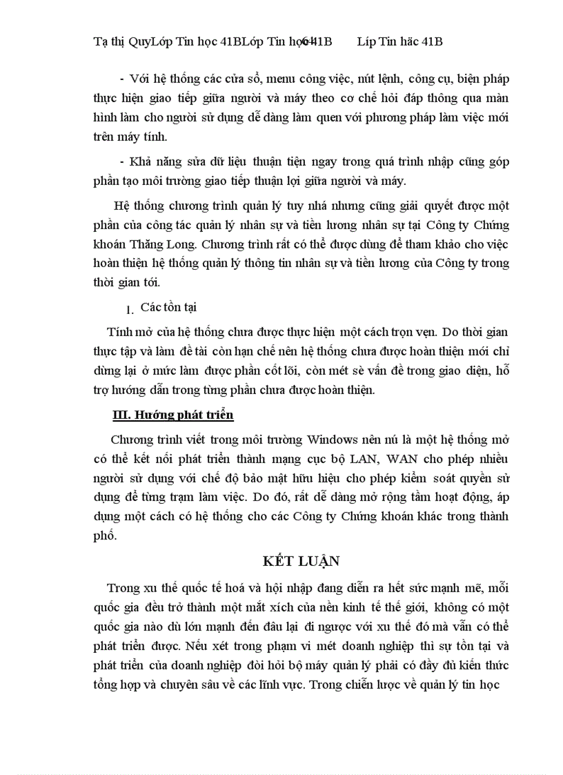 image for page Việc áp dụng tin học trong lĩnh vực quản lý nhân sự tại Công ty Chứng khoán Thăng Long