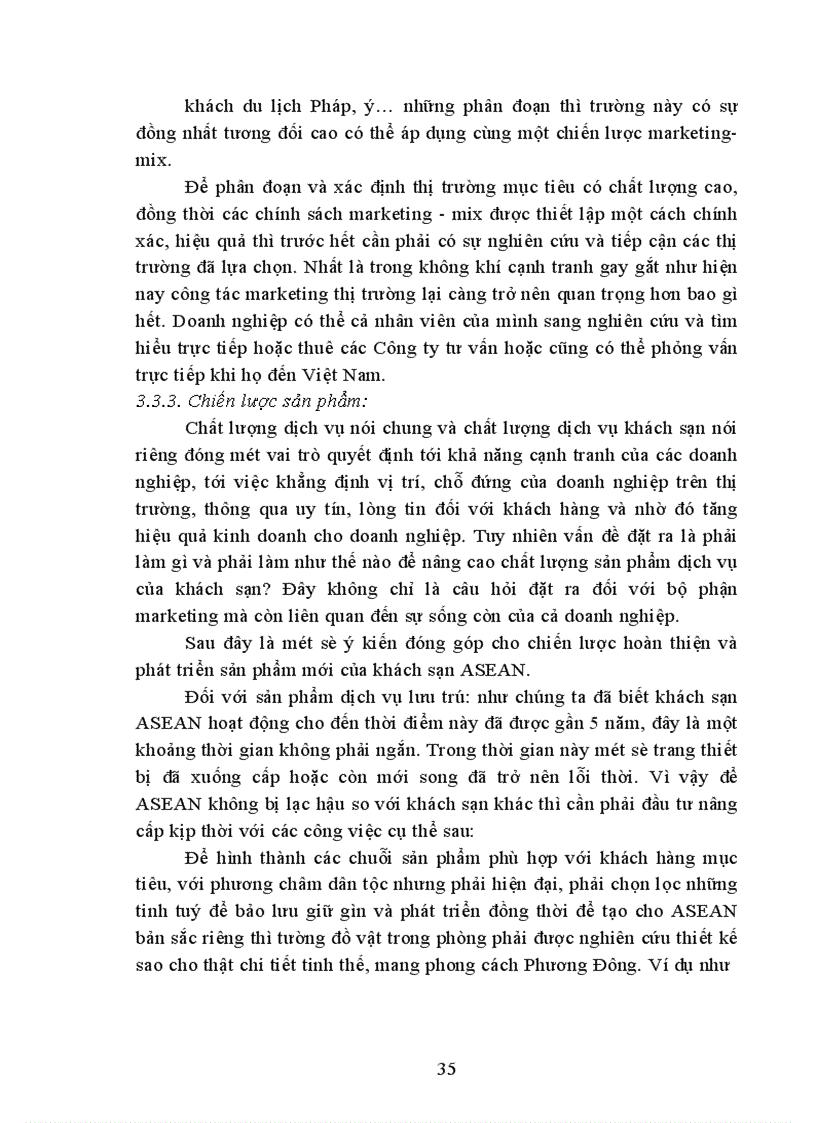 image for page Hoàn thiện hệ thống marketing- mix của khách sạn ASEAN