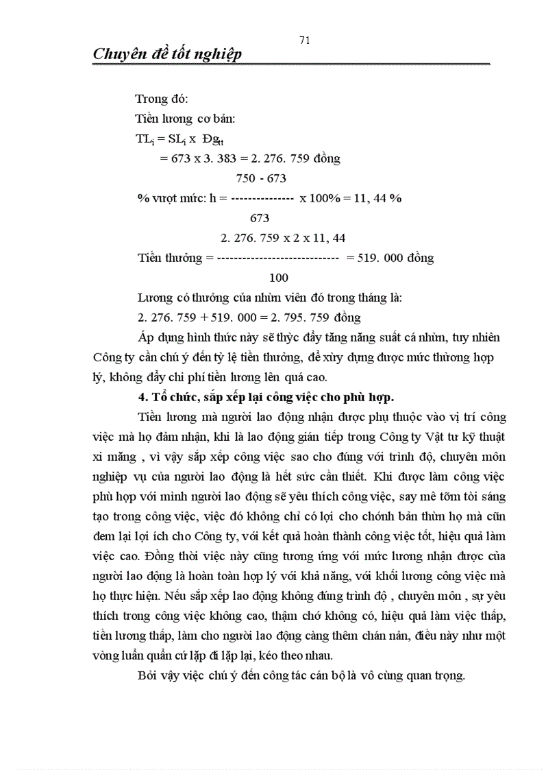 image for page Một số vấn đề về thực trạng công tác trả lương tại công ty Vật tư kỹ thuật xi măng