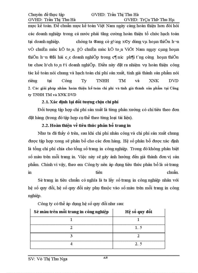 image for page Hoàn thiện Công Tác Kế toán hạch toán chi phí sản xuất và tính giá thành sản phẩm tại Công ty TNHH TM và XNK DVD