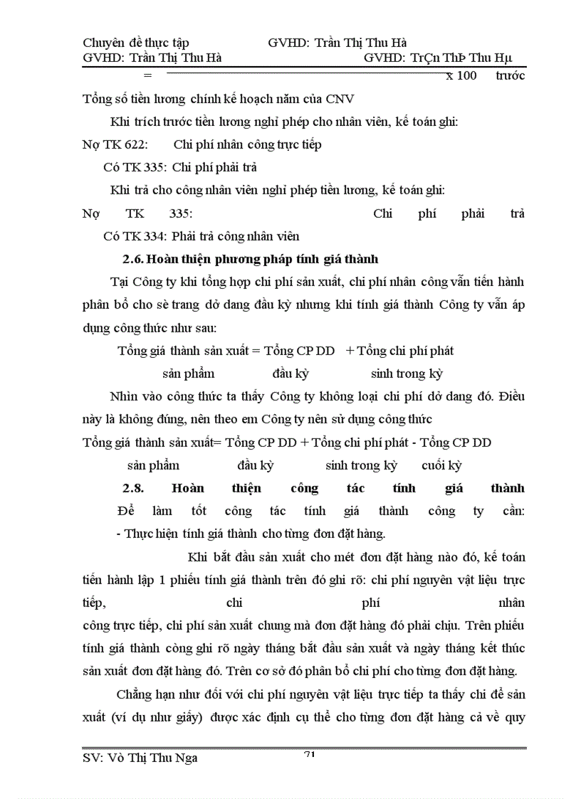 image for page Hoàn thiện Công Tác Kế toán hạch toán chi phí sản xuất và tính giá thành sản phẩm tại Công ty TNHH TM và XNK DVD