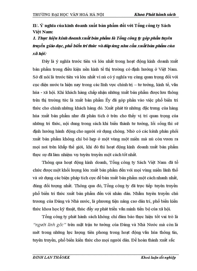 image for page Tình hình kinh doanh xuất bản phẩm của tổng công ty sách Việt Nam trong năm 2002 đến nay