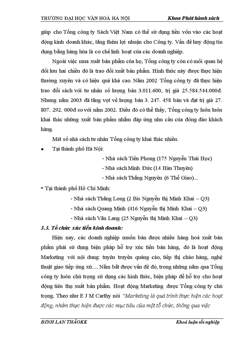 image for page Tình hình kinh doanh xuất bản phẩm của tổng công ty sách Việt Nam trong năm 2002 đến nay