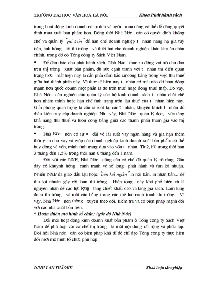 image for page Tình hình kinh doanh xuất bản phẩm của tổng công ty sách Việt Nam trong năm 2002 đến nay