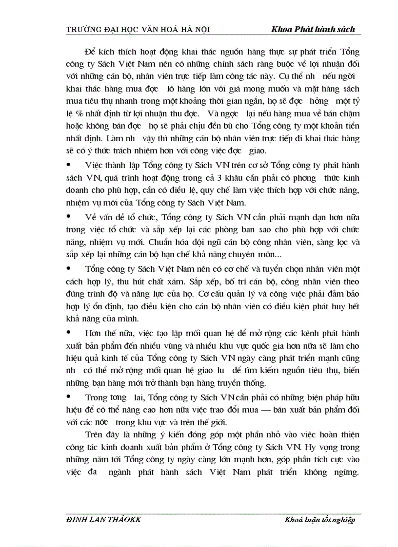 image for page Tình hình kinh doanh xuất bản phẩm của tổng công ty sách Việt Nam trong năm 2002 đến nay