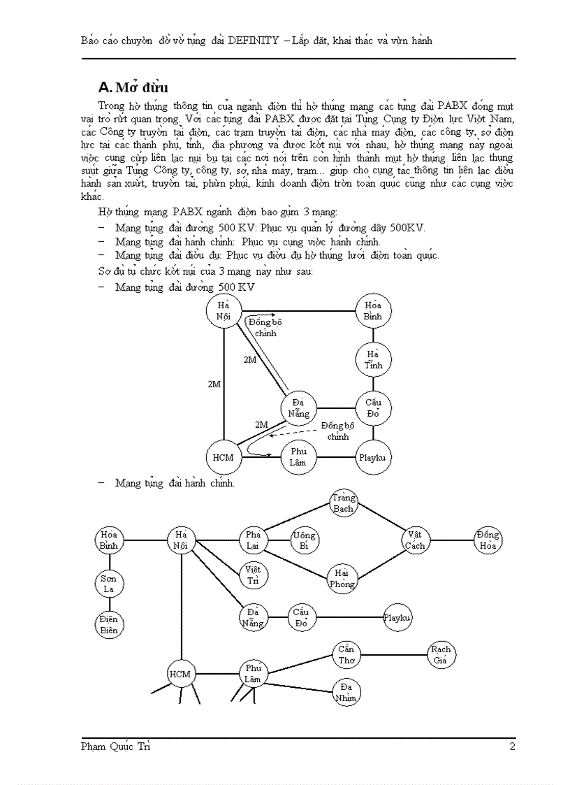 image for page Hệ thống mạng các tổng đài PABX