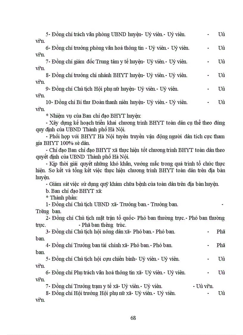 image for page Thực trạng quá trình triển khai thí điểm BHYT toàn dân của BHYT Hà Nội ở huyện Sóc Sơn