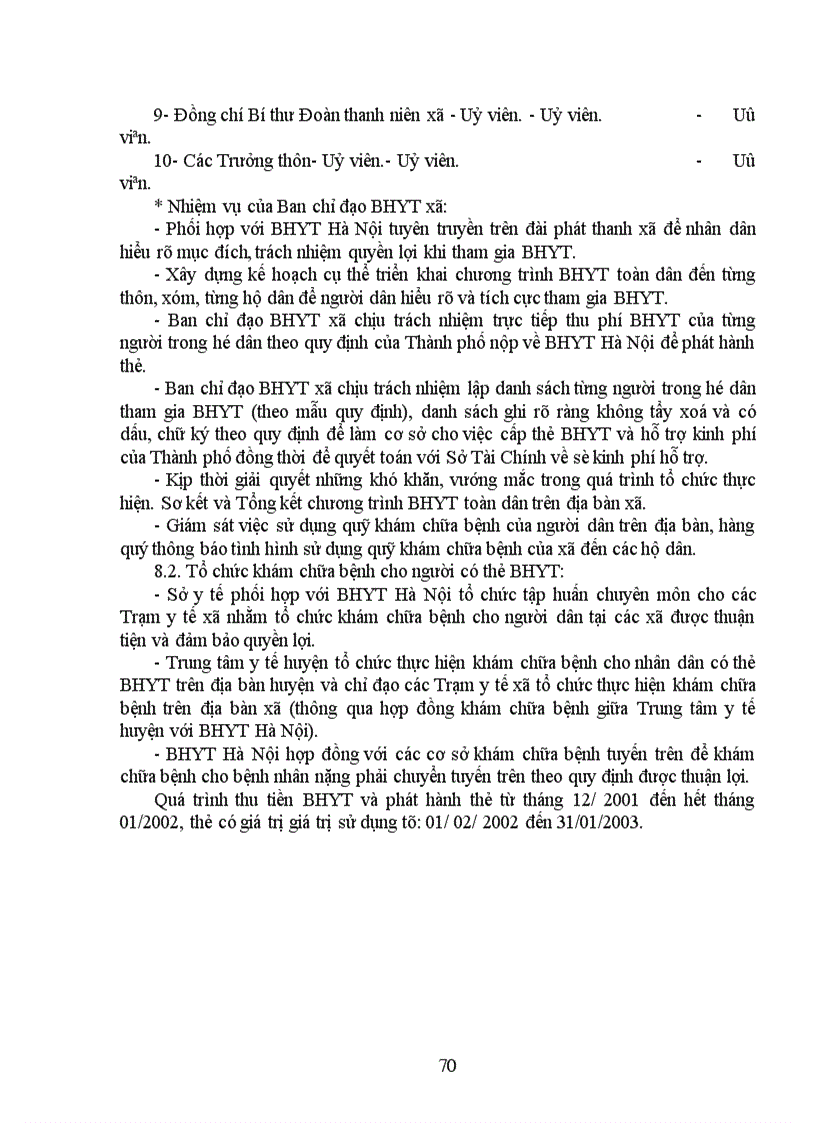image for page Thực trạng quá trình triển khai thí điểm BHYT toàn dân của BHYT Hà Nội ở huyện Sóc Sơn