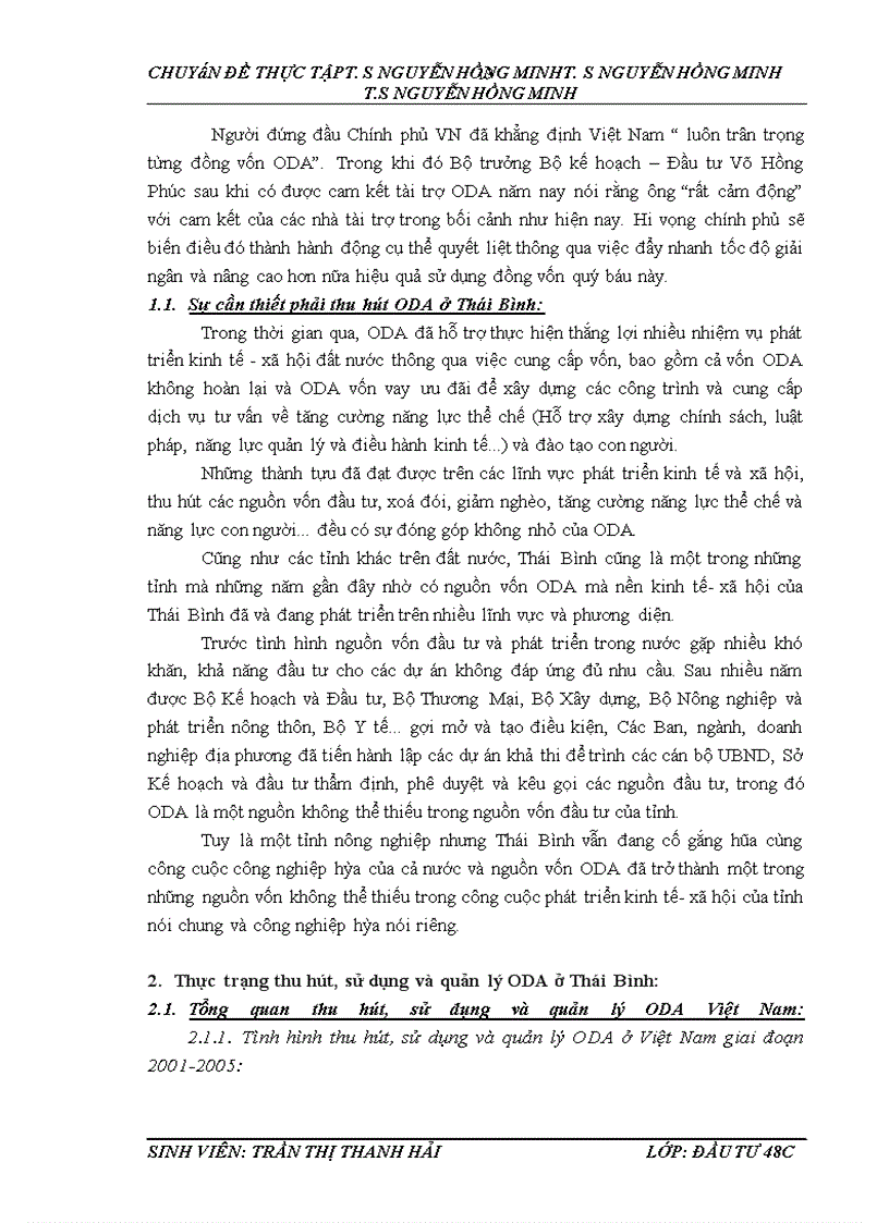 image for page Thu hút, sử dụng nguồn vốn ODA ở Thái Bình