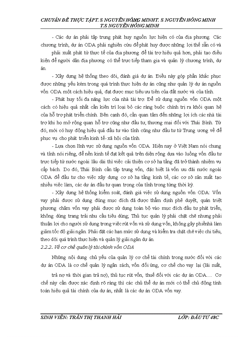 image for page Thu hút, sử dụng nguồn vốn ODA ở Thái Bình