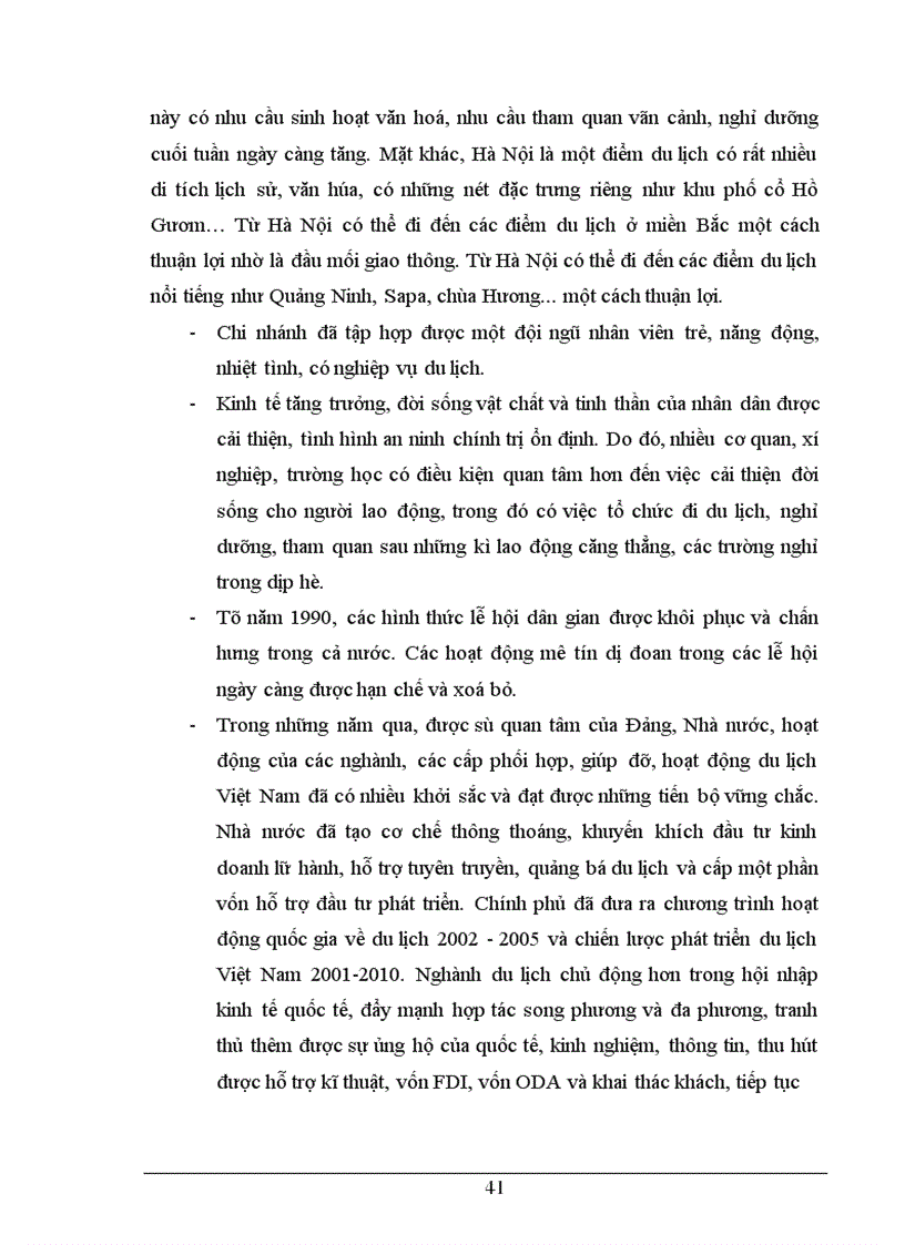 image for page Thực trạng và một số giải pháp nhằm khai thác khách du lịch nội địa tại chi nhánh Công ty cổ phần du lịch Thanh hóa tại Hà Nội