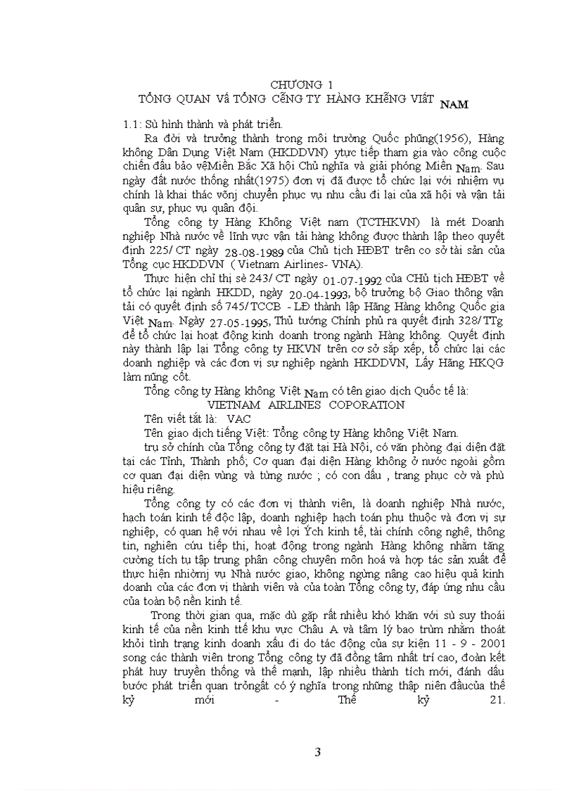 image for page Một số vấn đề về thị trường Quốc tế của Tổng công ty Hàng không Việt Nam