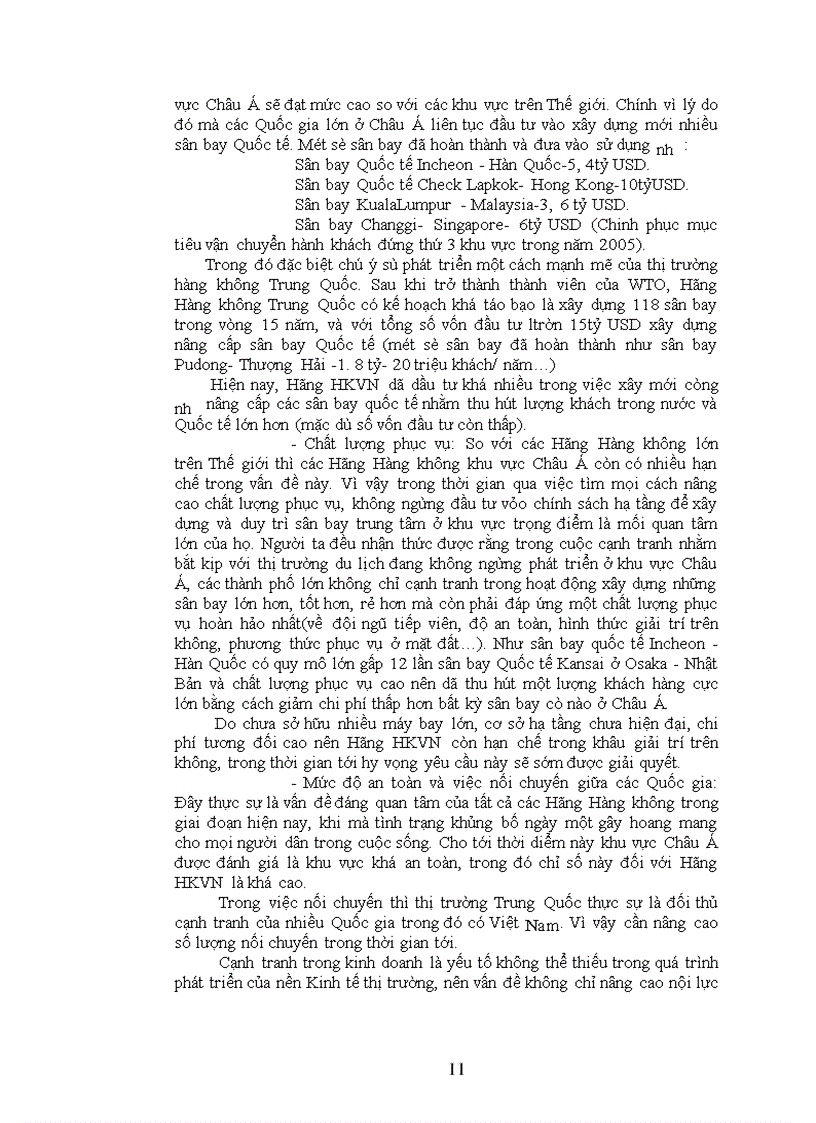 image for page Một số vấn đề về thị trường Quốc tế của Tổng công ty Hàng không Việt Nam