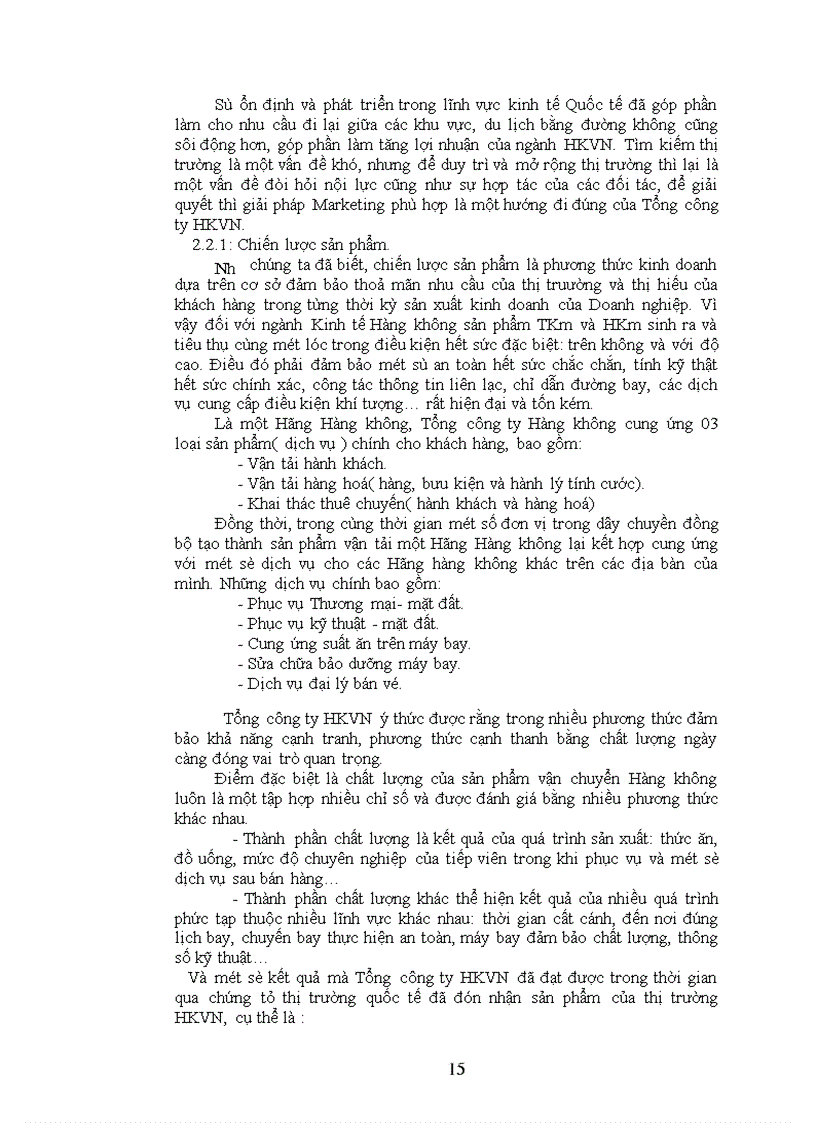 image for page Một số vấn đề về thị trường Quốc tế của Tổng công ty Hàng không Việt Nam