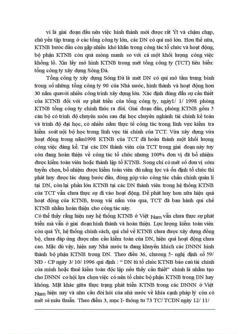 image for page Một số vấn đề về tổ chức kiểm toán nội bộ trong các doanh nghiệp Nhà nước ở Việt Nam hiện nay