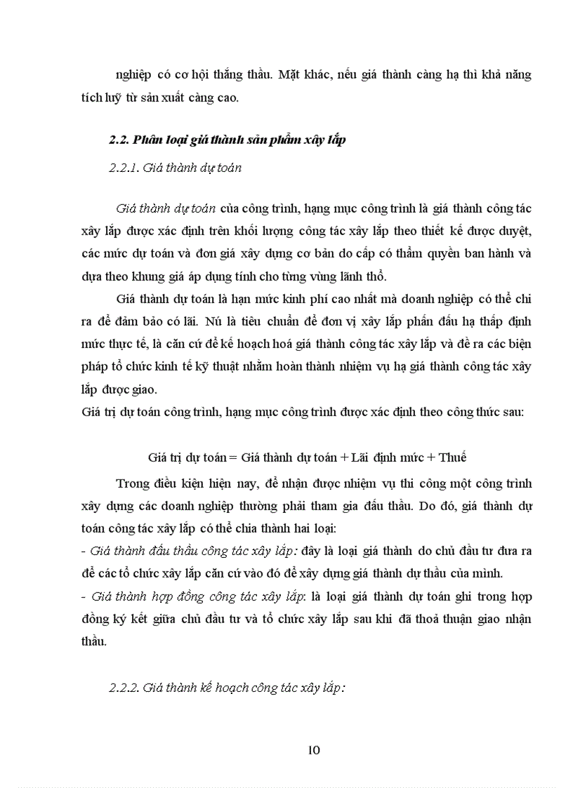 image for page Kế toán tập hợp chi phí sản xuất và tính giá thành sản phẩm xây lắp tại Công ty Cổ phần Thương mại và xây dựng Hoàng Vương