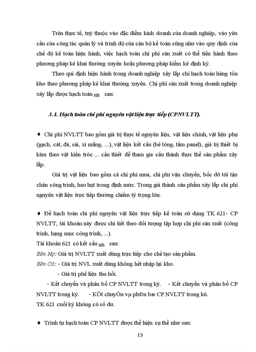 image for page Kế toán tập hợp chi phí sản xuất và tính giá thành sản phẩm xây lắp tại Công ty Cổ phần Thương mại và xây dựng Hoàng Vương