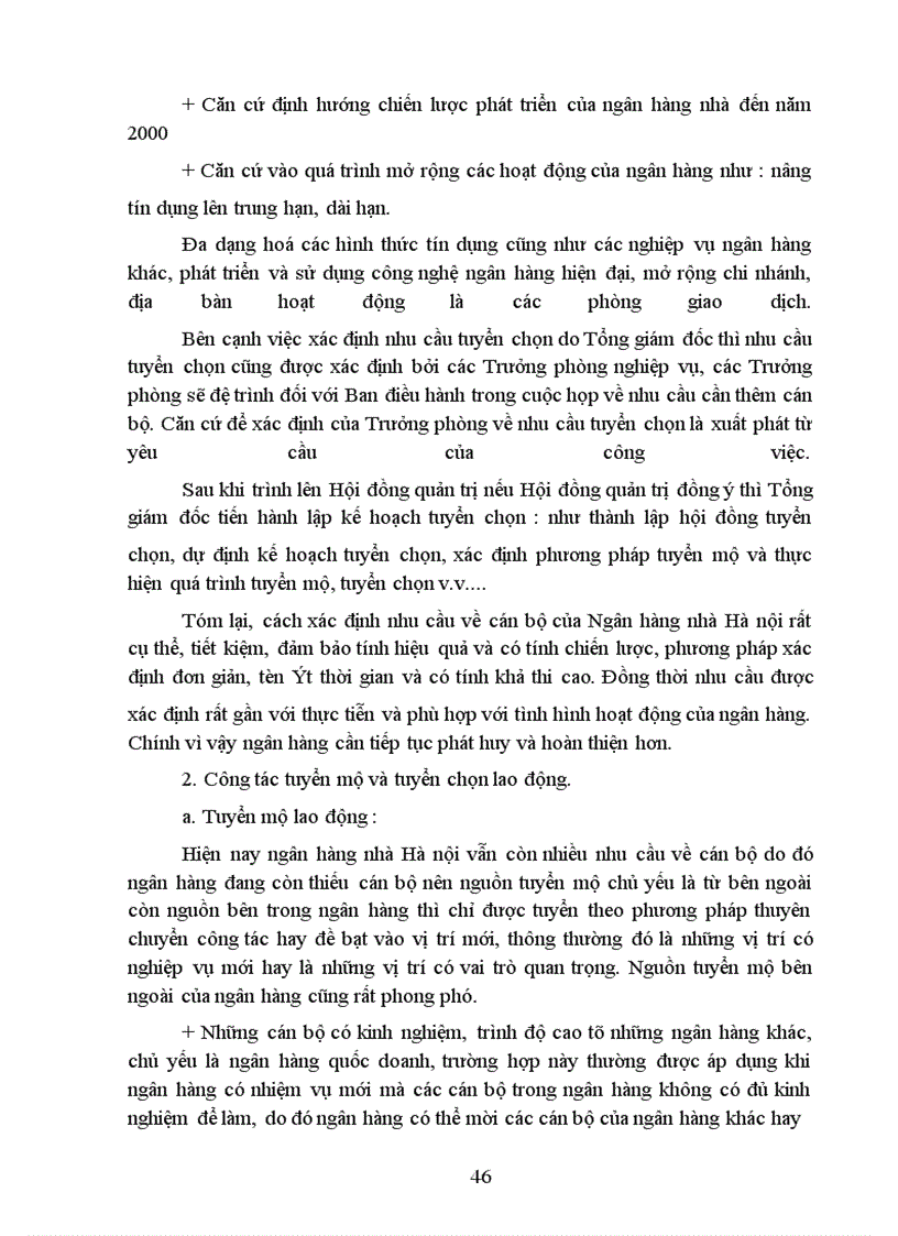 image for page Một số vấn đề về tuyển dụng lao động tại Ngân hàng Thương mại Cổ phần nhà Hà Nội