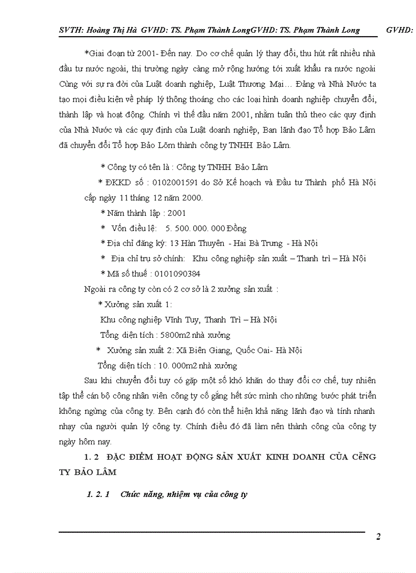 image for page Tổ chức hạch toán kế toán tại công ty tnhh bảo lâm